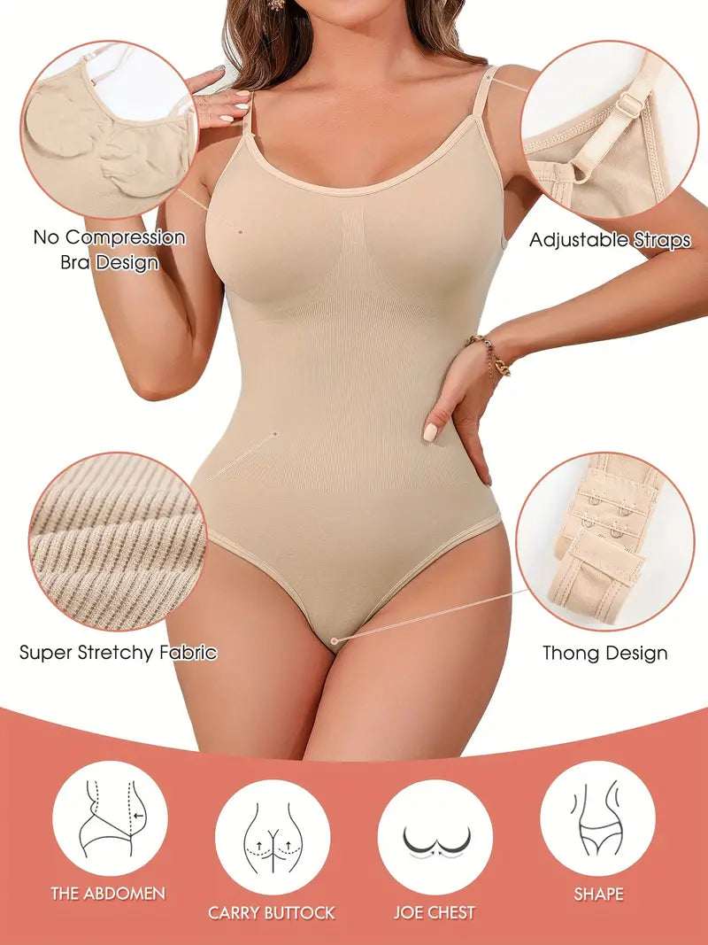 5pcs Women's Shapewear Set - Butt Lifting, Belly Cinching Suit