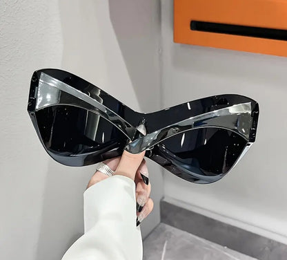 Futuristic Flair Wraparound Sunglasses