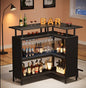 2-Tier L-Shaped Home Bar